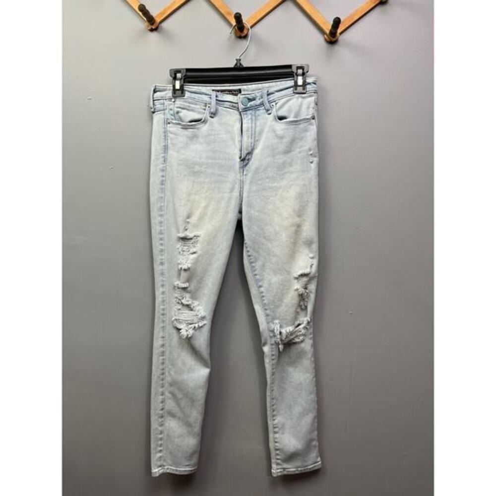 Abercrombie Fitch Jeans Womens 4 Signature Collection distressed 27x28 LIght